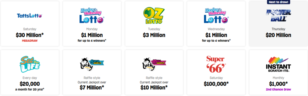 australia lottery software